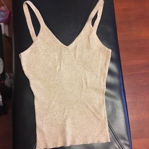 Gold tank top